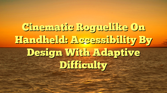 Cinematic Roguelike On Handheld: Accessibility By Design With Adaptive Difficulty
